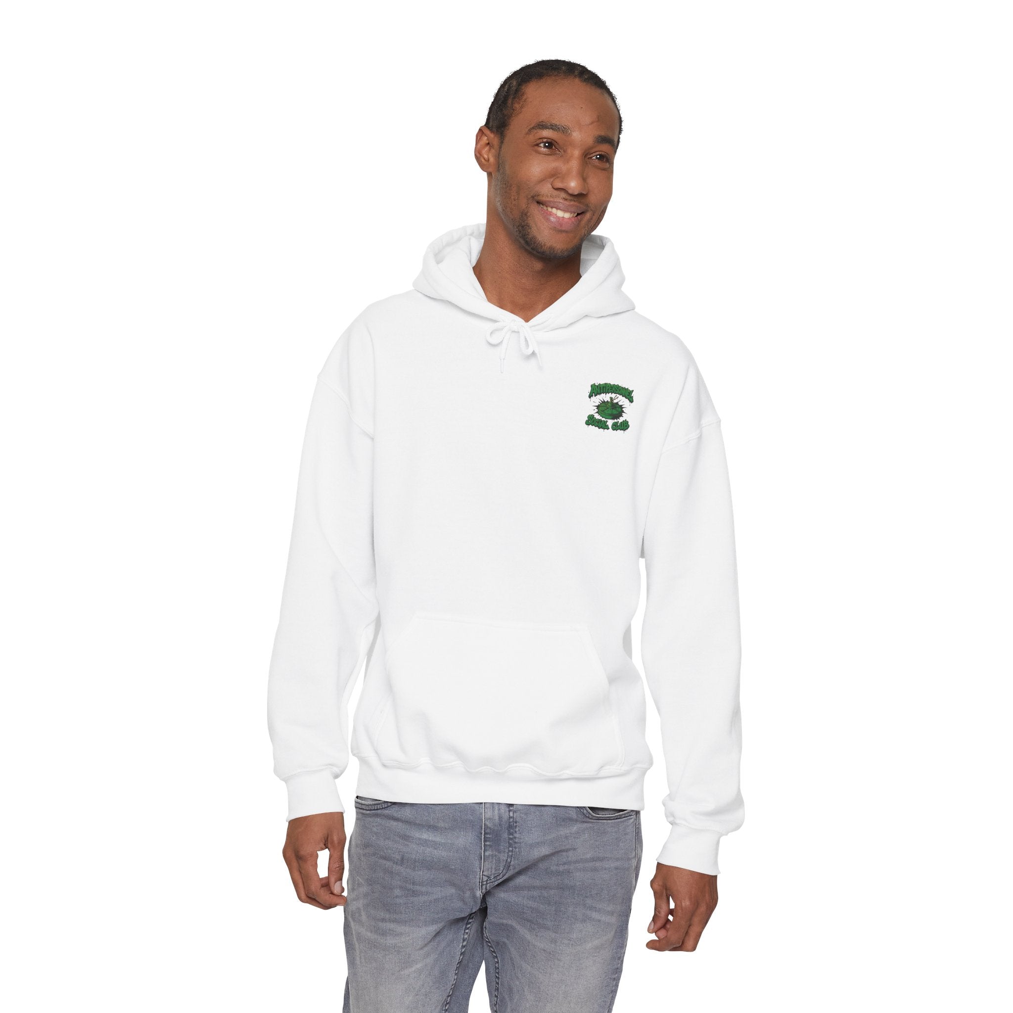 Disruptor Supply Co. Anti - Personnel Social Club Hoodie — Green Graphic Landmine Pullover - Disruptor Supply Co.