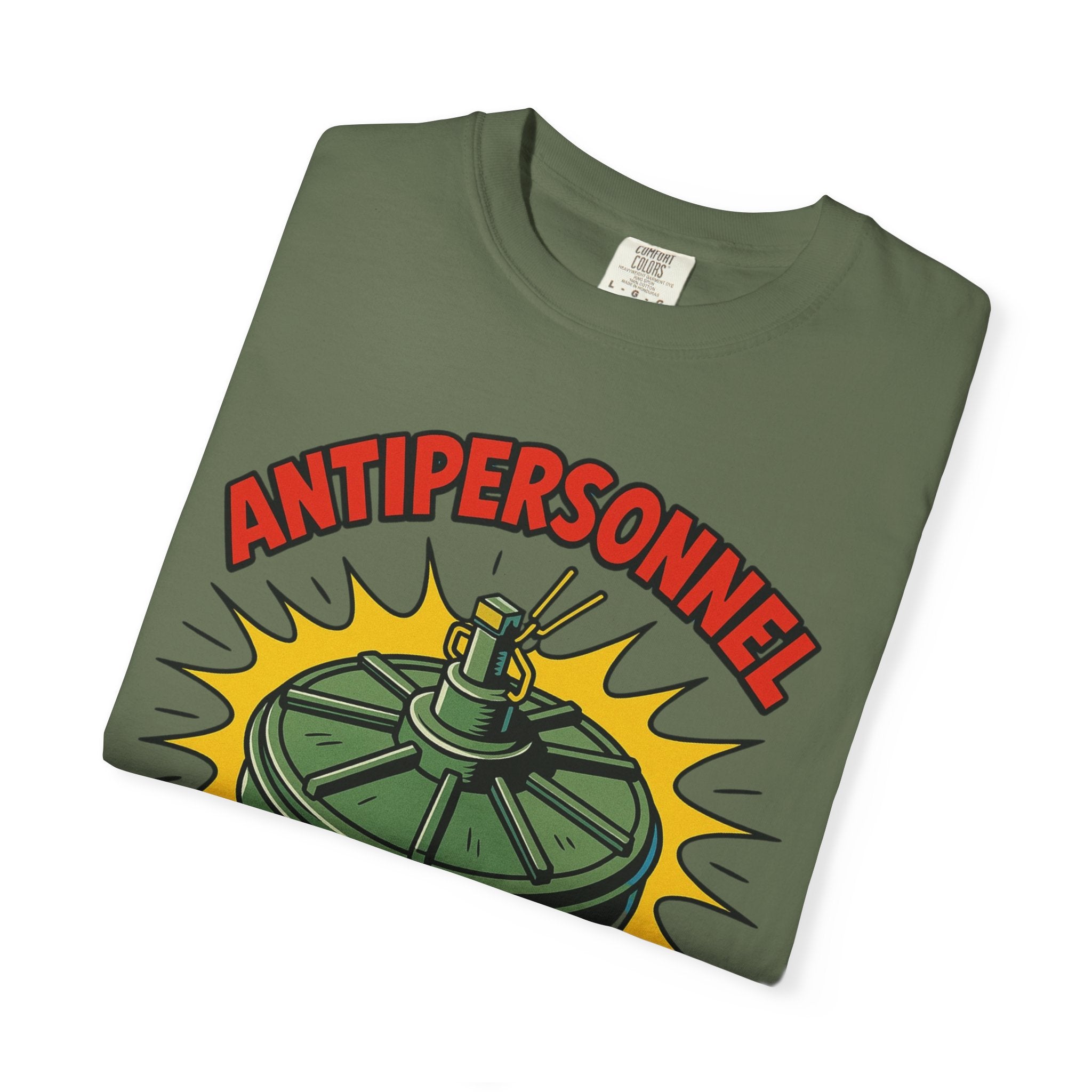 Disruptor Supply Co. Antipersonnel Social Club T‑Shirt — Graphic Mine Design, Military Streetwear - Disruptor Supply Co.