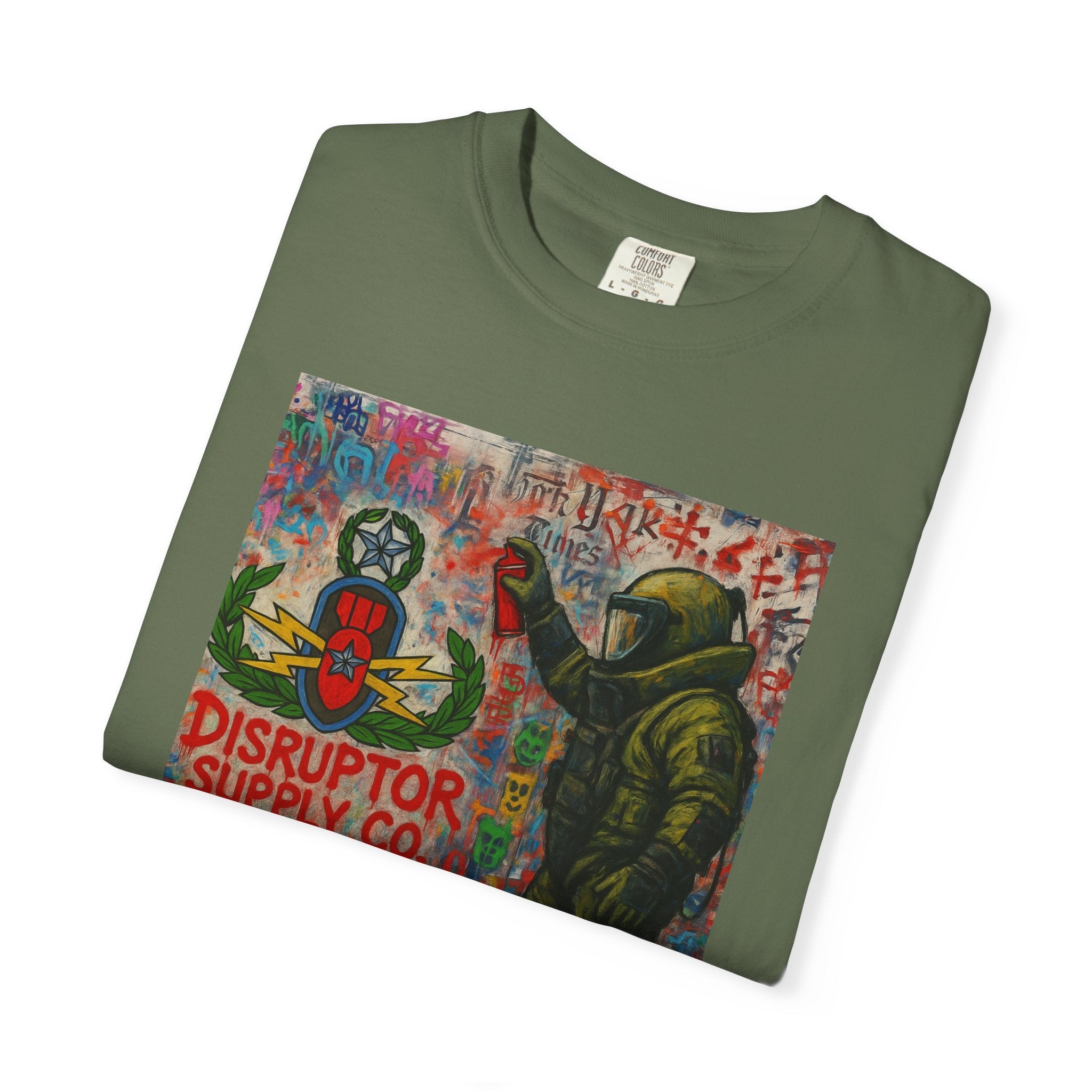 Disruptor Supply Co Graffiti T-Shirt — Bombsuit Street Art Tee - Disruptor Supply Co.