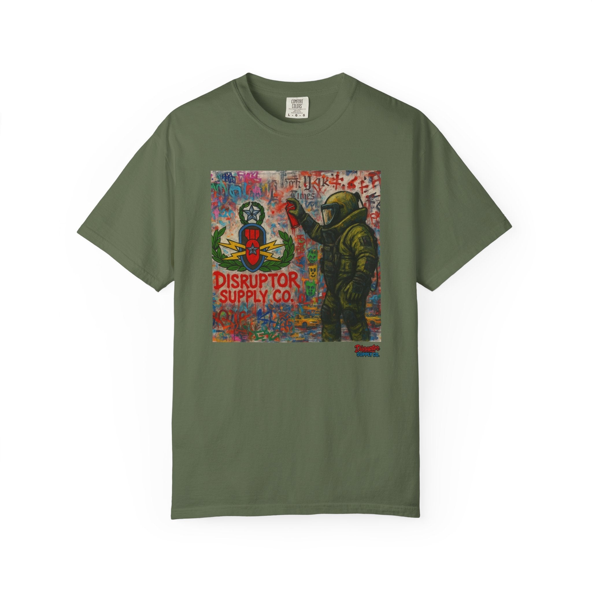 Disruptor Supply Co Graffiti T-Shirt — Bombsuit Street Art Tee - Disruptor Supply Co.