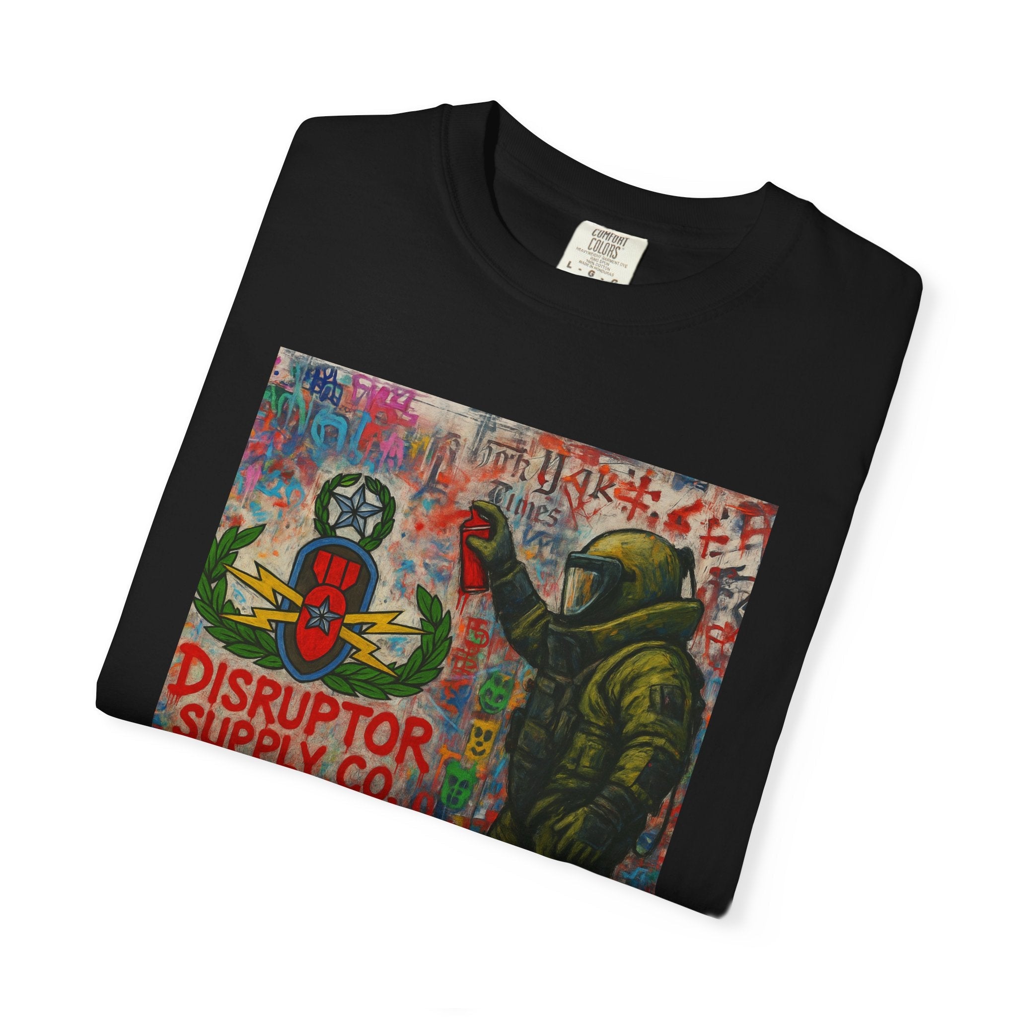 Disruptor Supply Co Graffiti T-Shirt — Bombsuit Street Art Tee - Disruptor Supply Co.