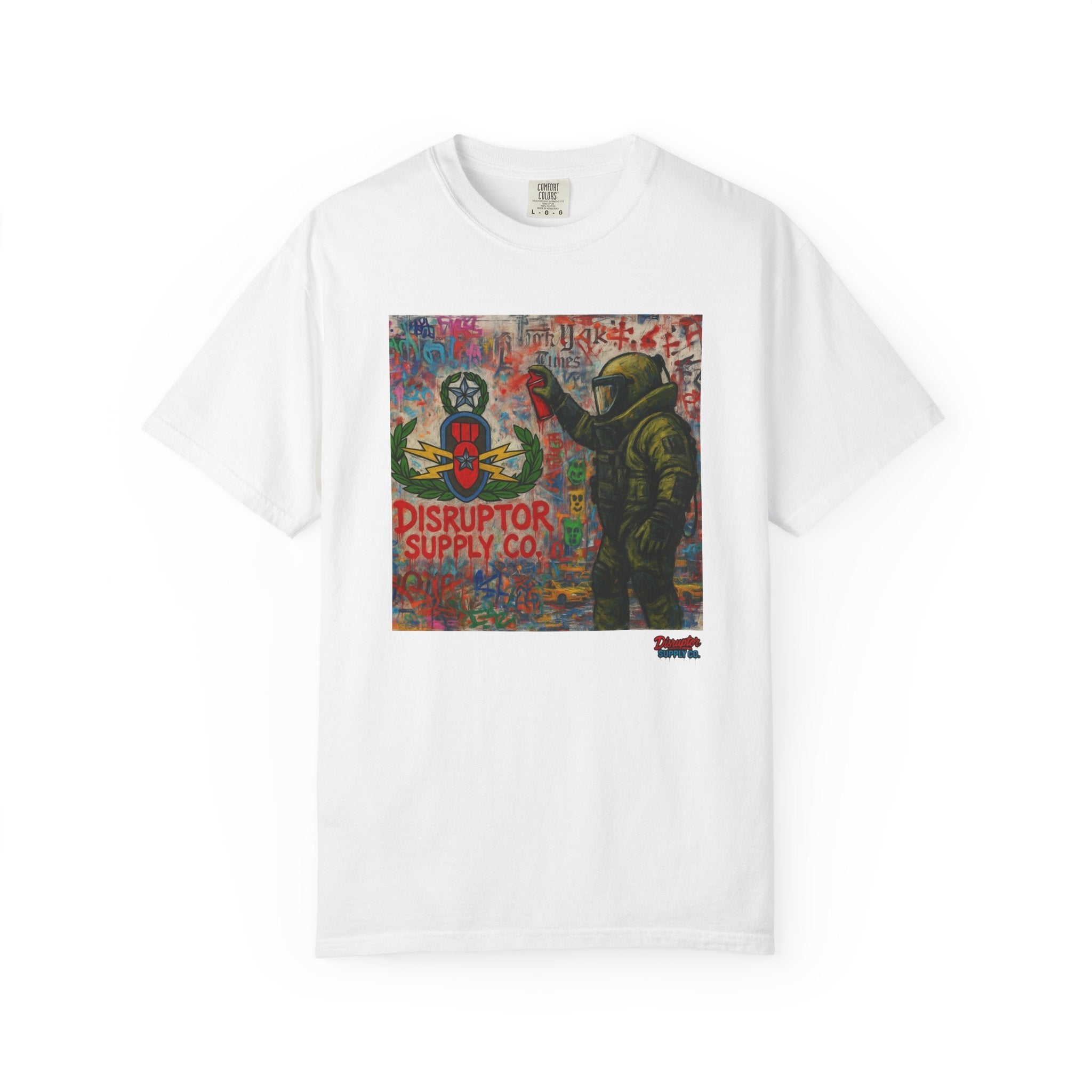 Disruptor Supply Co Graffiti T-Shirt — Bombsuit Street Art Tee - Disruptor Supply Co.
