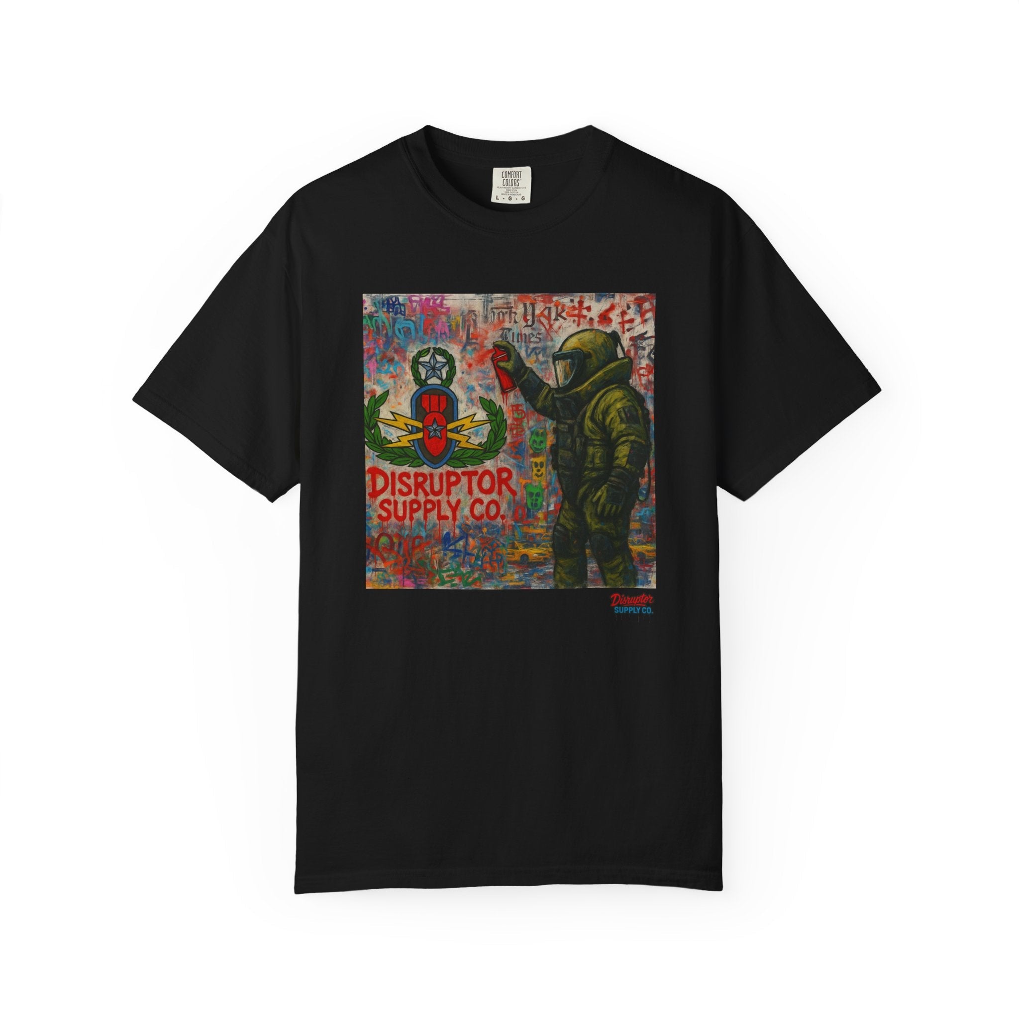 Disruptor Supply Co Graffiti T-Shirt — Bombsuit Street Art Tee - Disruptor Supply Co.