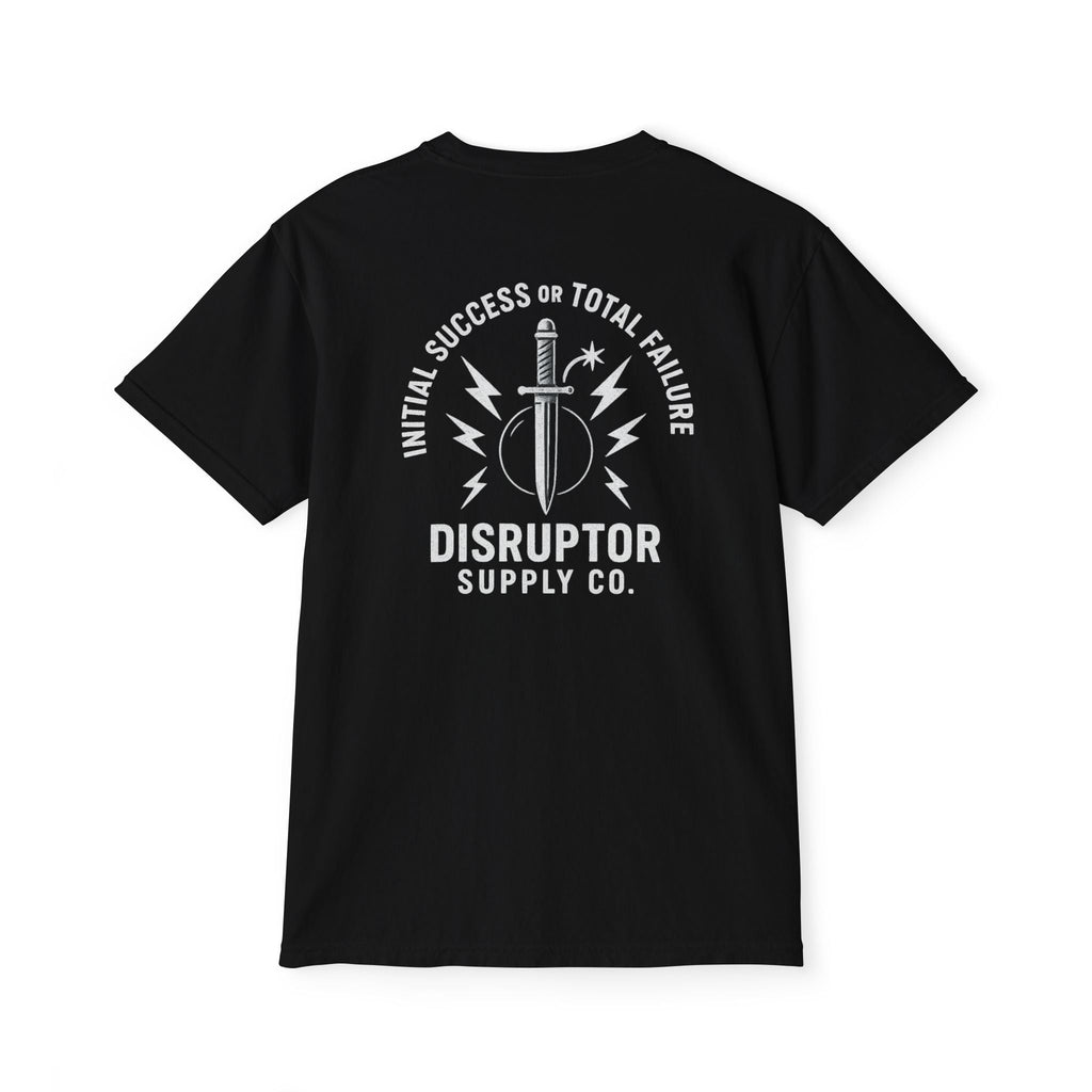 Disruptor Supply Co. “Initial Success or Total Failure” Pocket Tee - Disruptor Supply Co.