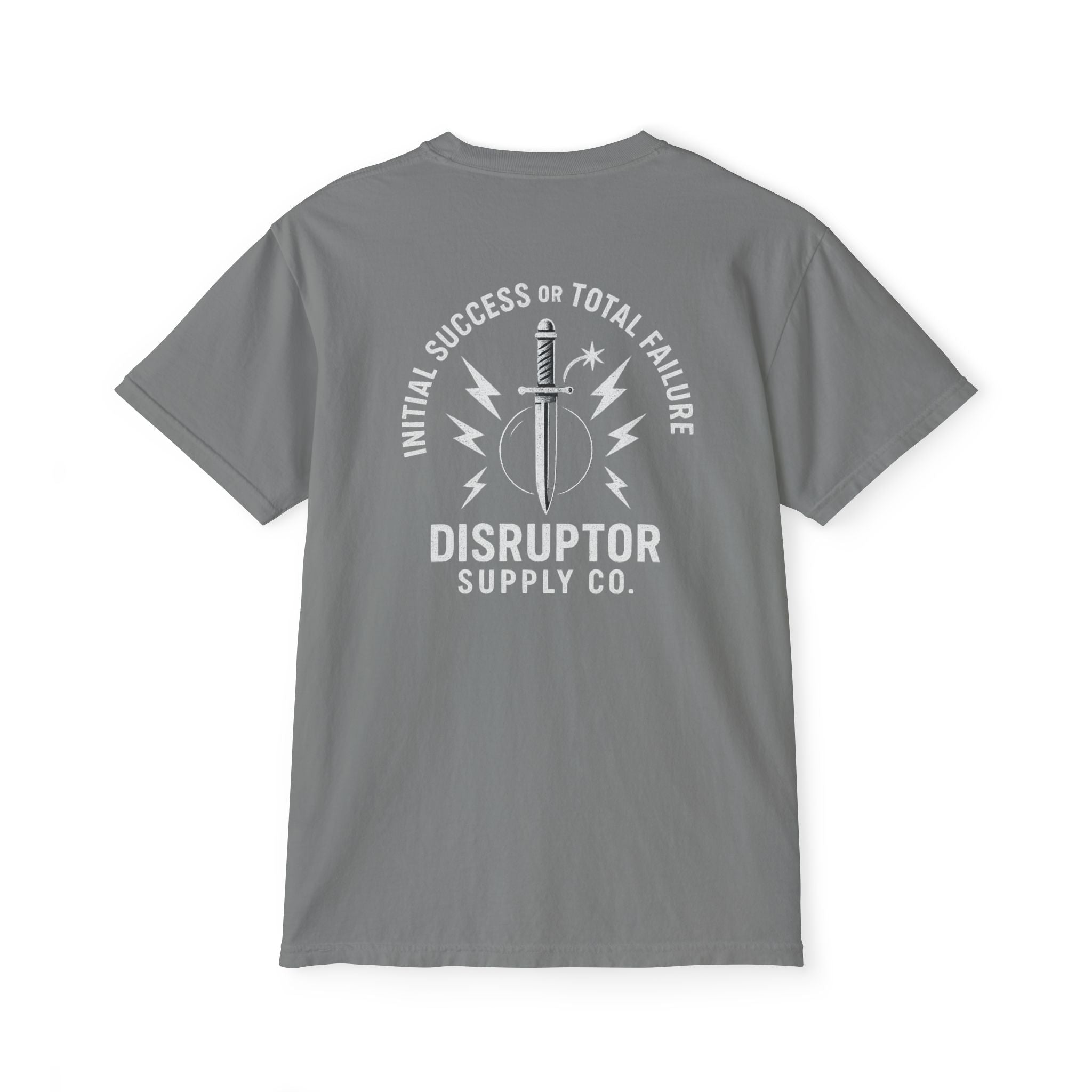 Disruptor Supply Co. “Initial Success or Total Failure” Pocket Tee - Disruptor Supply Co.