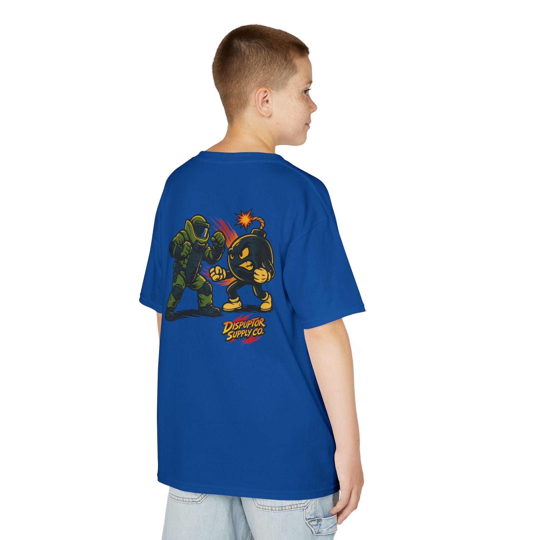 Disruptor Supply Co. Kids Street Fighter Tee — Bomb Squad Graphic Shirt - Disruptor Supply Co.