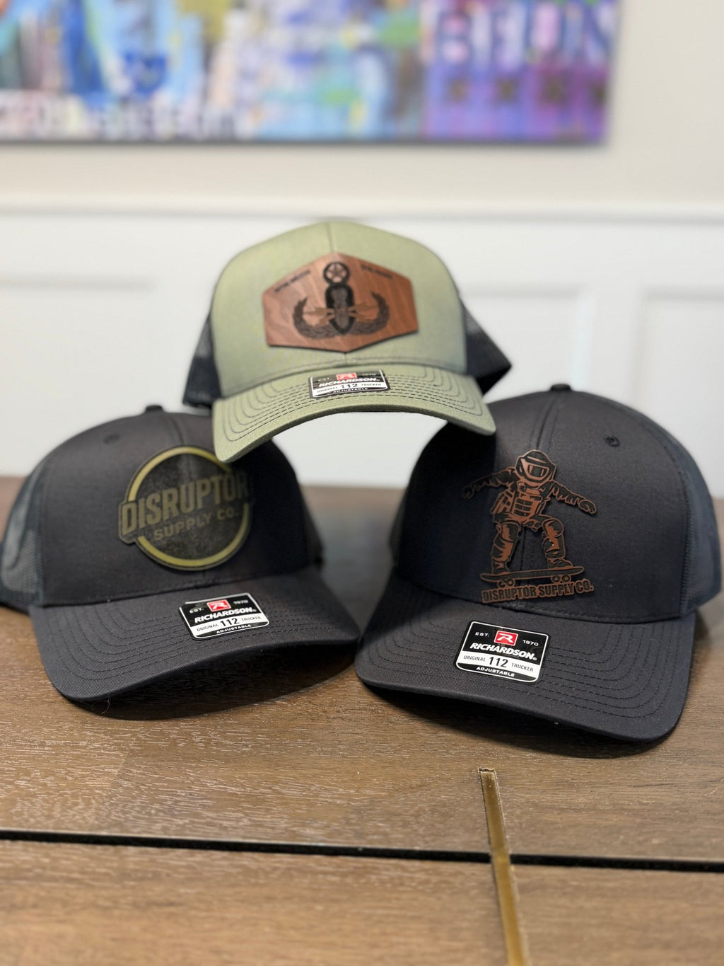 Disruptor Supply Co. - Leather Patch Hats - Disruptor Supply Co.