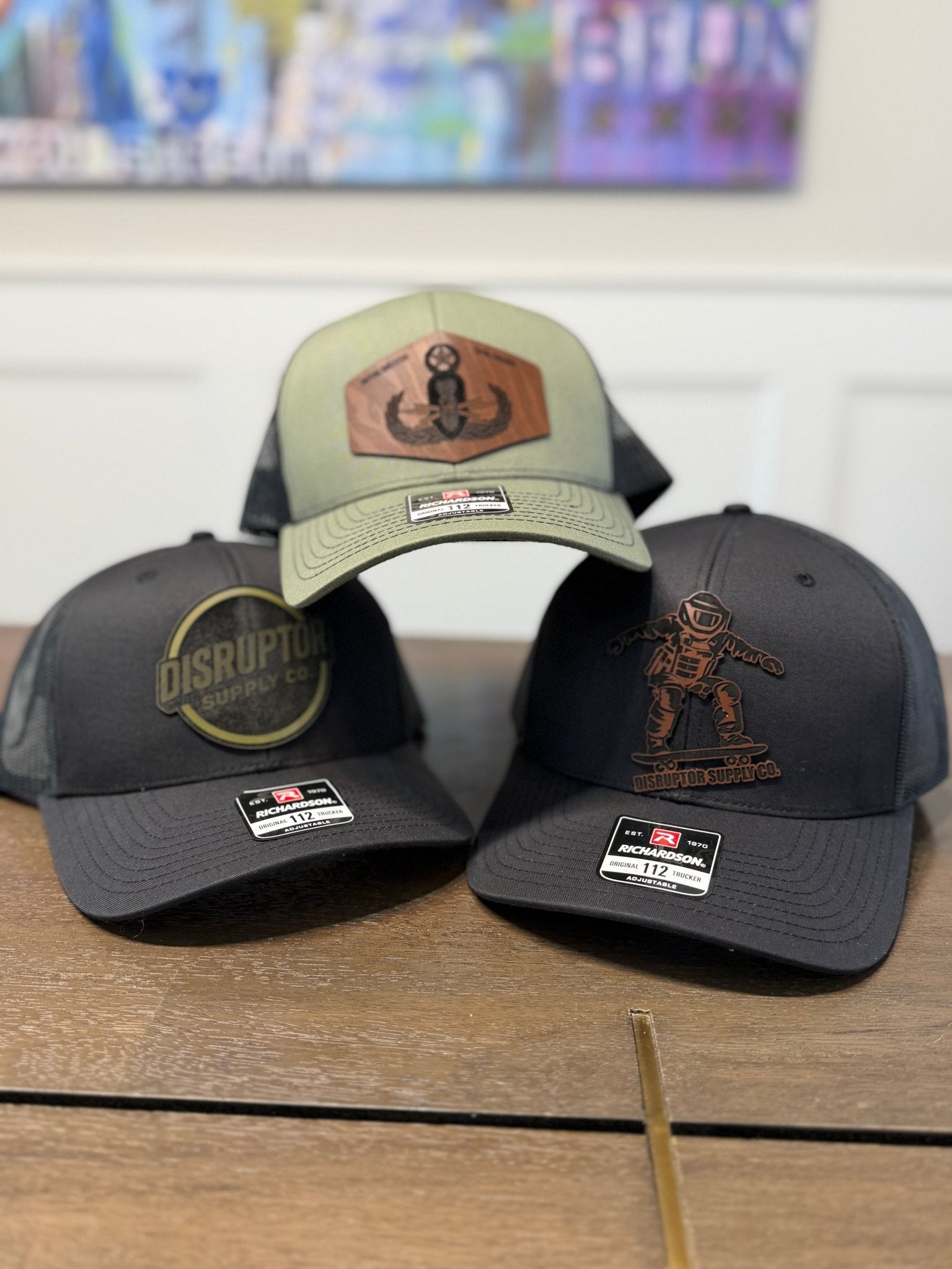 Disruptor Supply Co. - Leather Patch Hats - Disruptor Supply Co.
