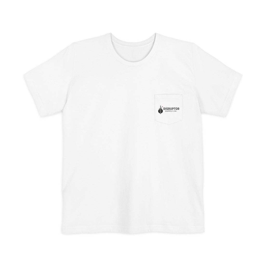 Disruptor Supply Co. Pocket T-Shirt — Dagger Logo Graphic Tee - Disruptor Supply Co.