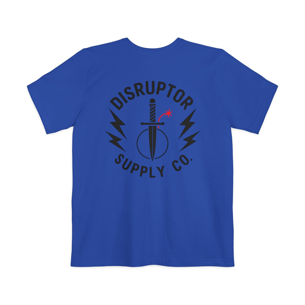 Disruptor Supply Co. Pocket T-Shirt — Dagger Logo Graphic Tee - Disruptor Supply Co.