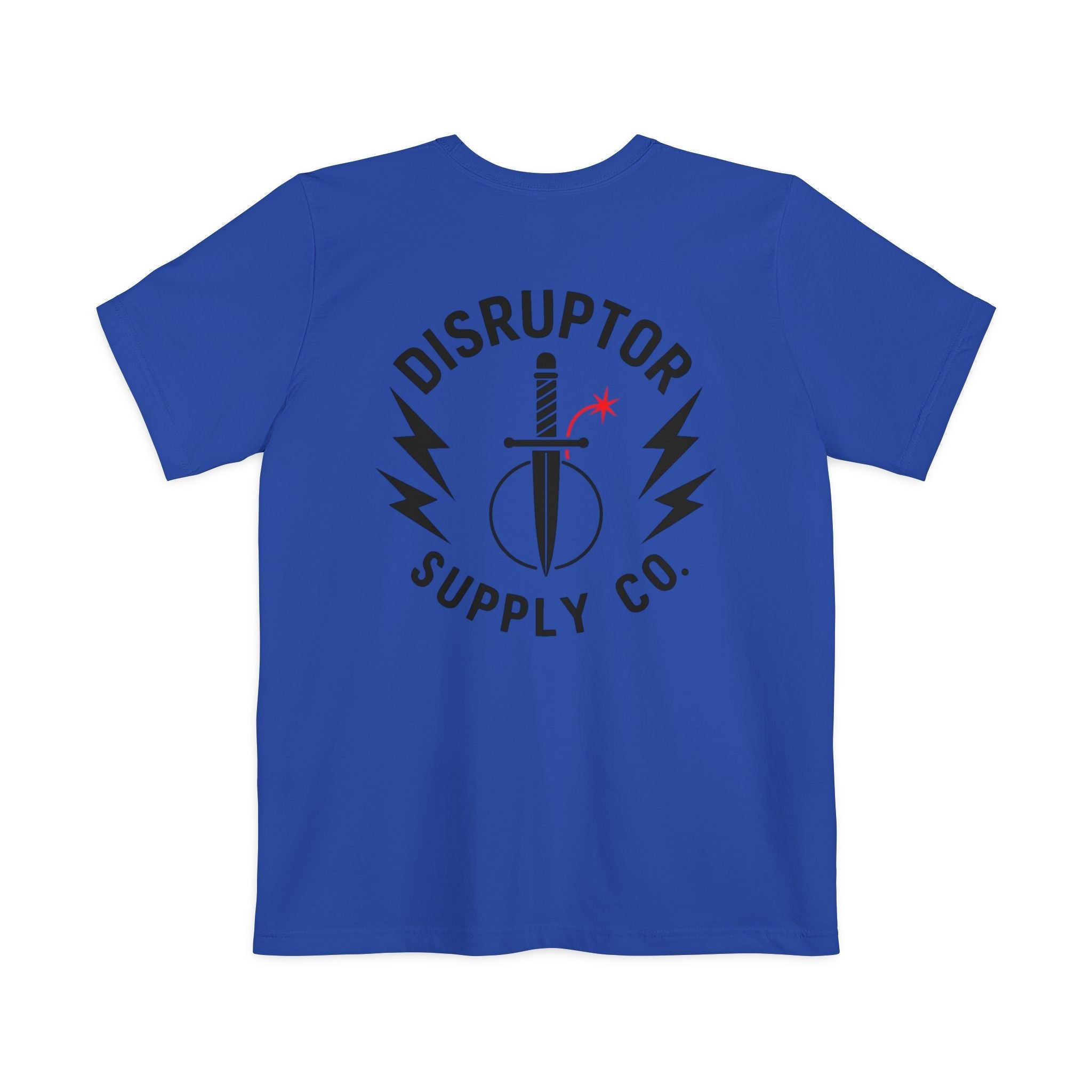Disruptor Supply Co. Pocket T-Shirt — Dagger Logo Graphic Tee - Disruptor Supply Co.