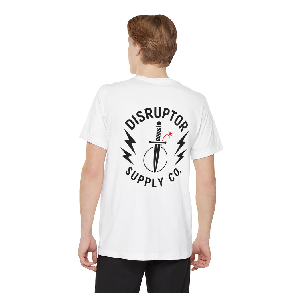 Disruptor Supply Co. Pocket T-Shirt — Dagger Logo Graphic Tee - Disruptor Supply Co.