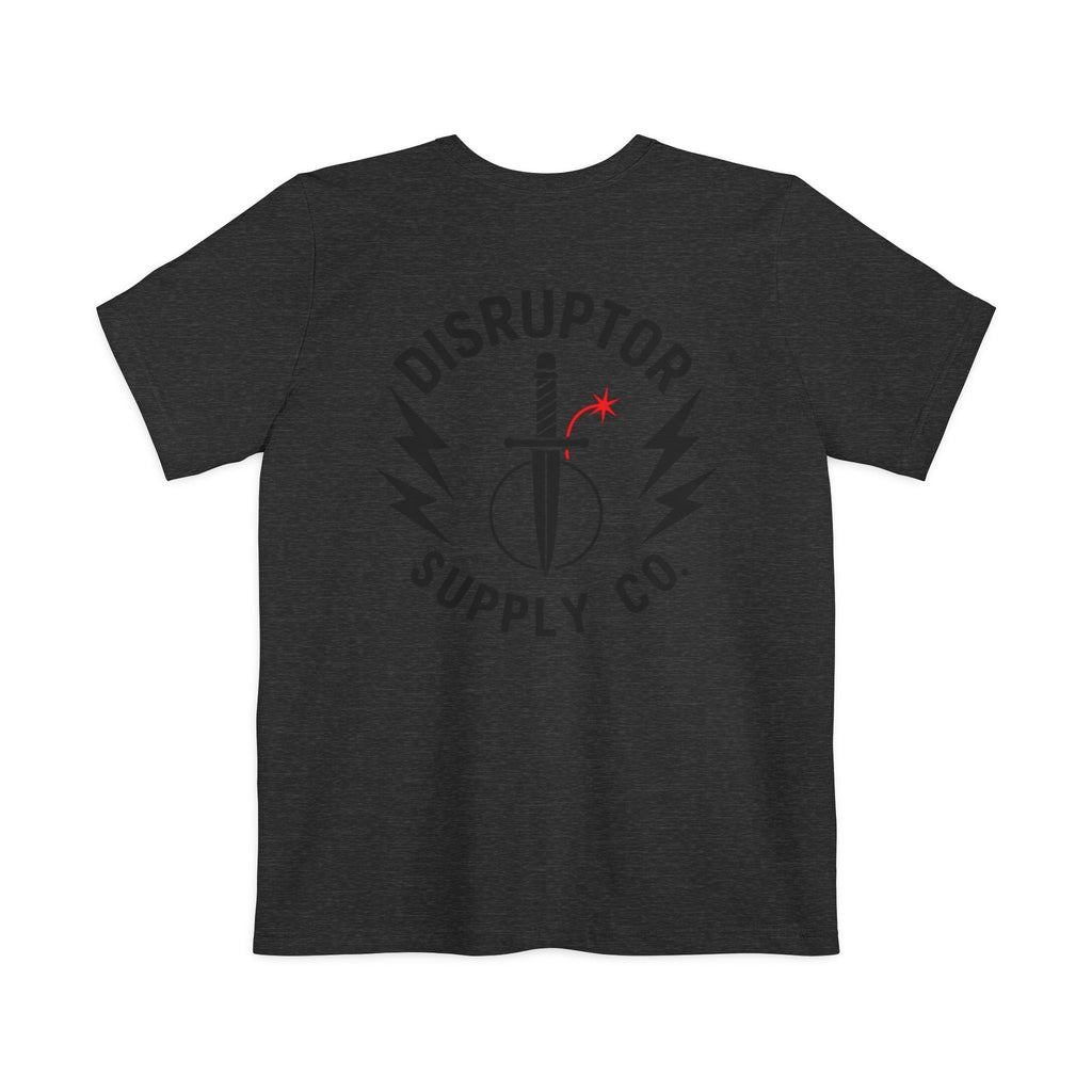 Disruptor Supply Co. Pocket T-Shirt — Dagger Logo Graphic Tee - Disruptor Supply Co.
