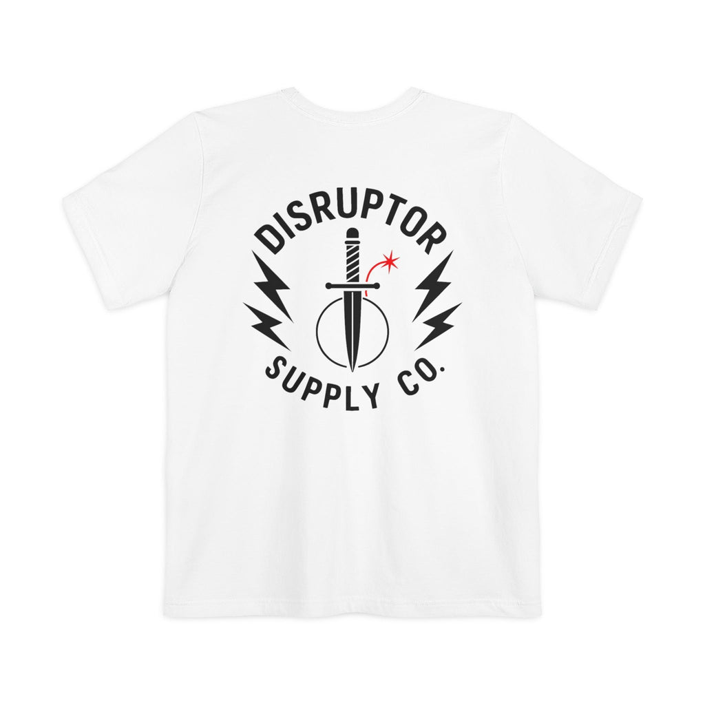 Disruptor Supply Co. Pocket T-Shirt — Dagger Logo Graphic Tee - Disruptor Supply Co.