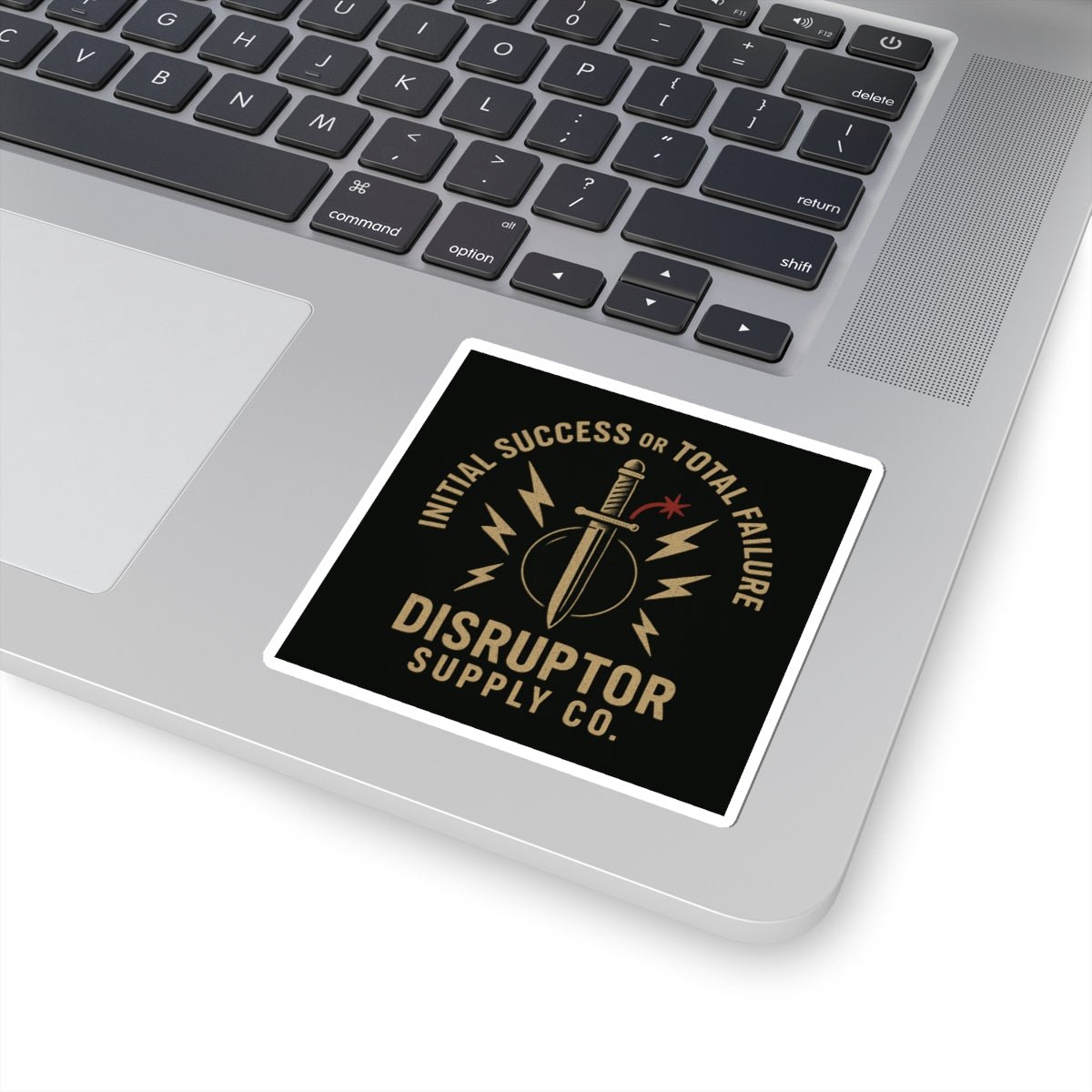 Disruptor Supply Co. Sticker — 'Initial Success or Total Failure' Vintage Dagger - Disruptor Supply Co.