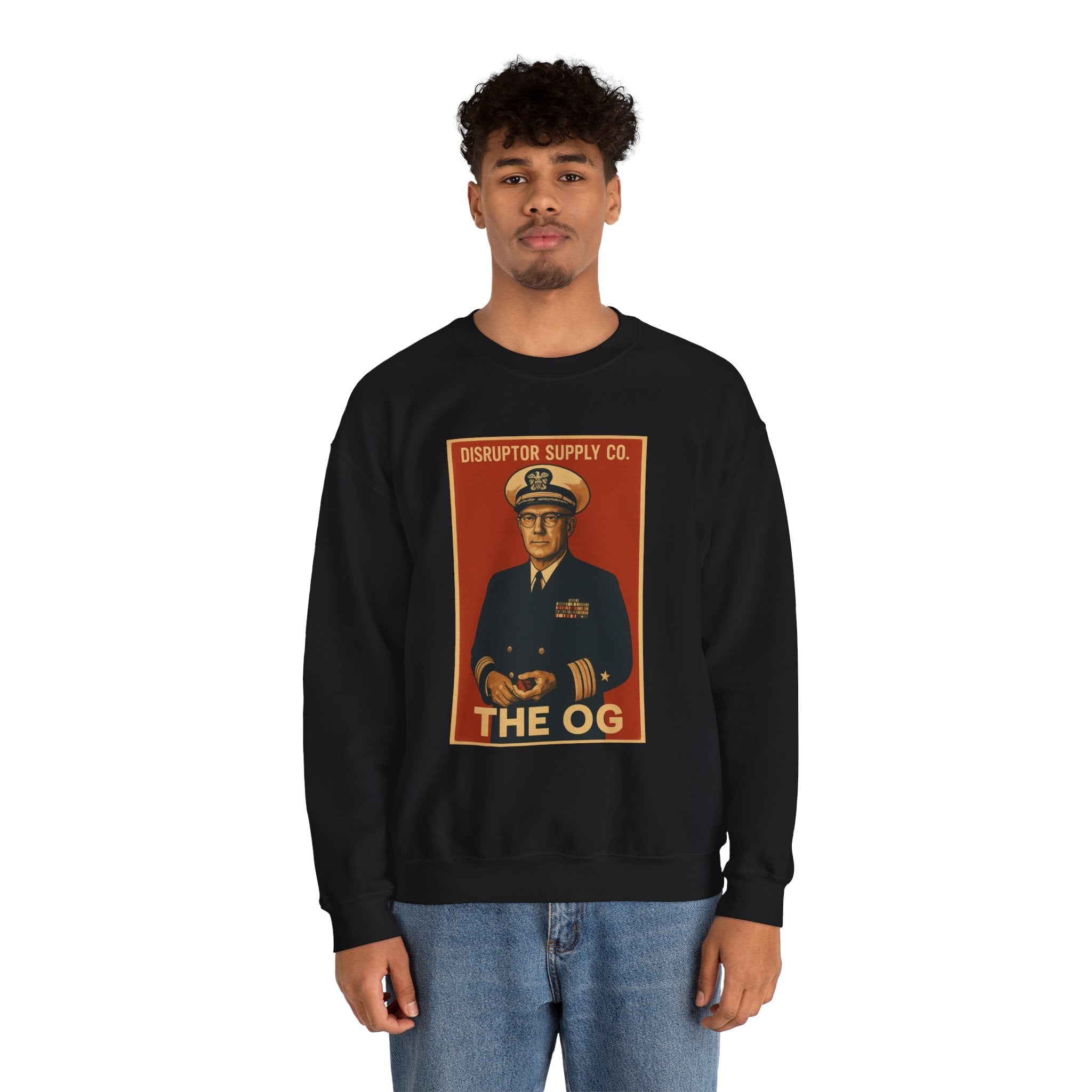 Disruptor Supply Co “The OG” Crewneck Sweatshirt — Draper Kauffman - Disruptor Supply Co.