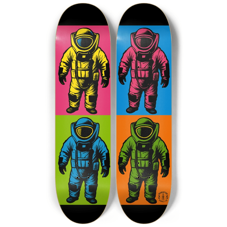 Disruptor Supply Co. - Warhol Bomb Suit Double Skateboard Series - Disruptor Supply Co.