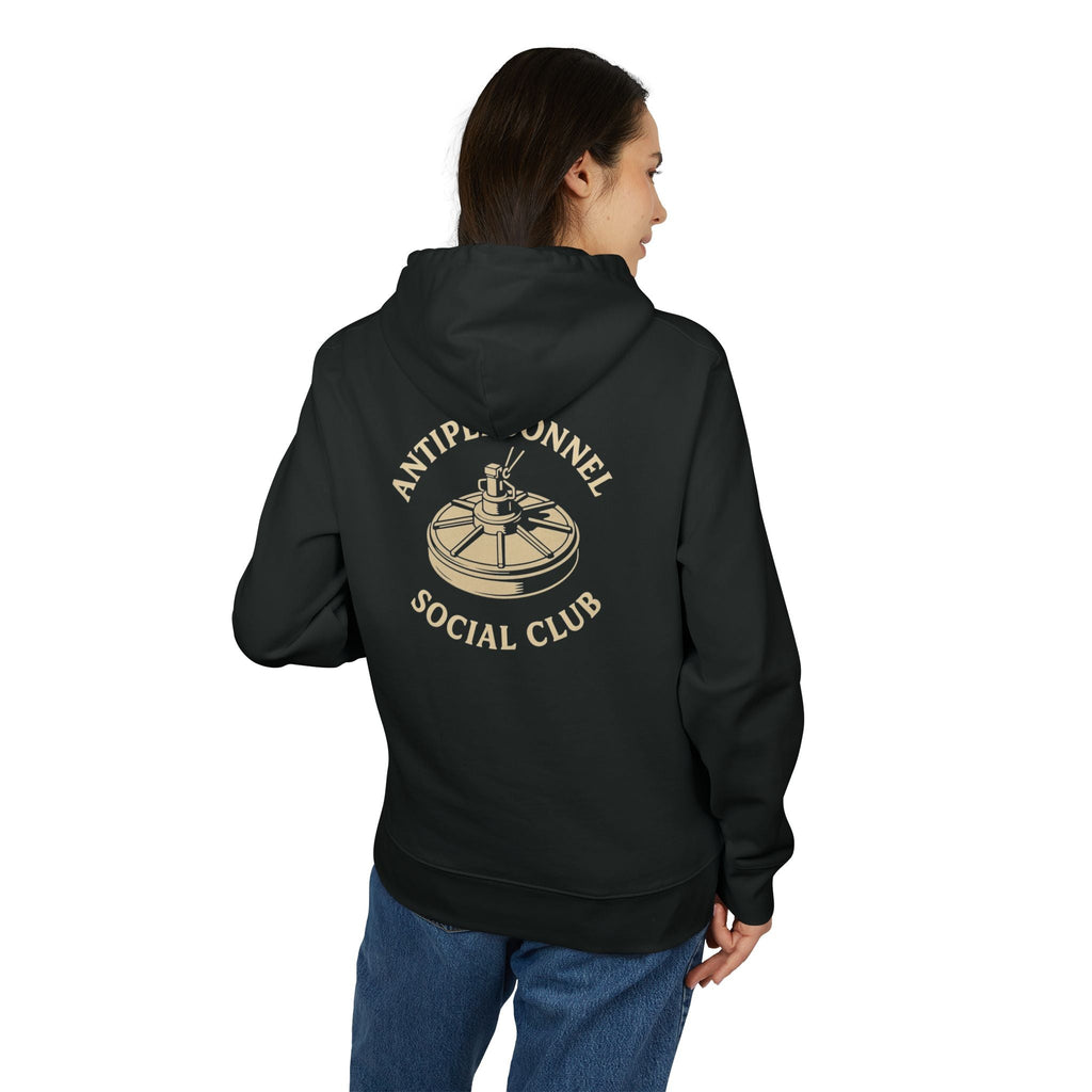 Disruptor Supply Co. Women's Antipersonnel Social Club Hoodie — Minimal Logo Pullover - Disruptor Supply Co.