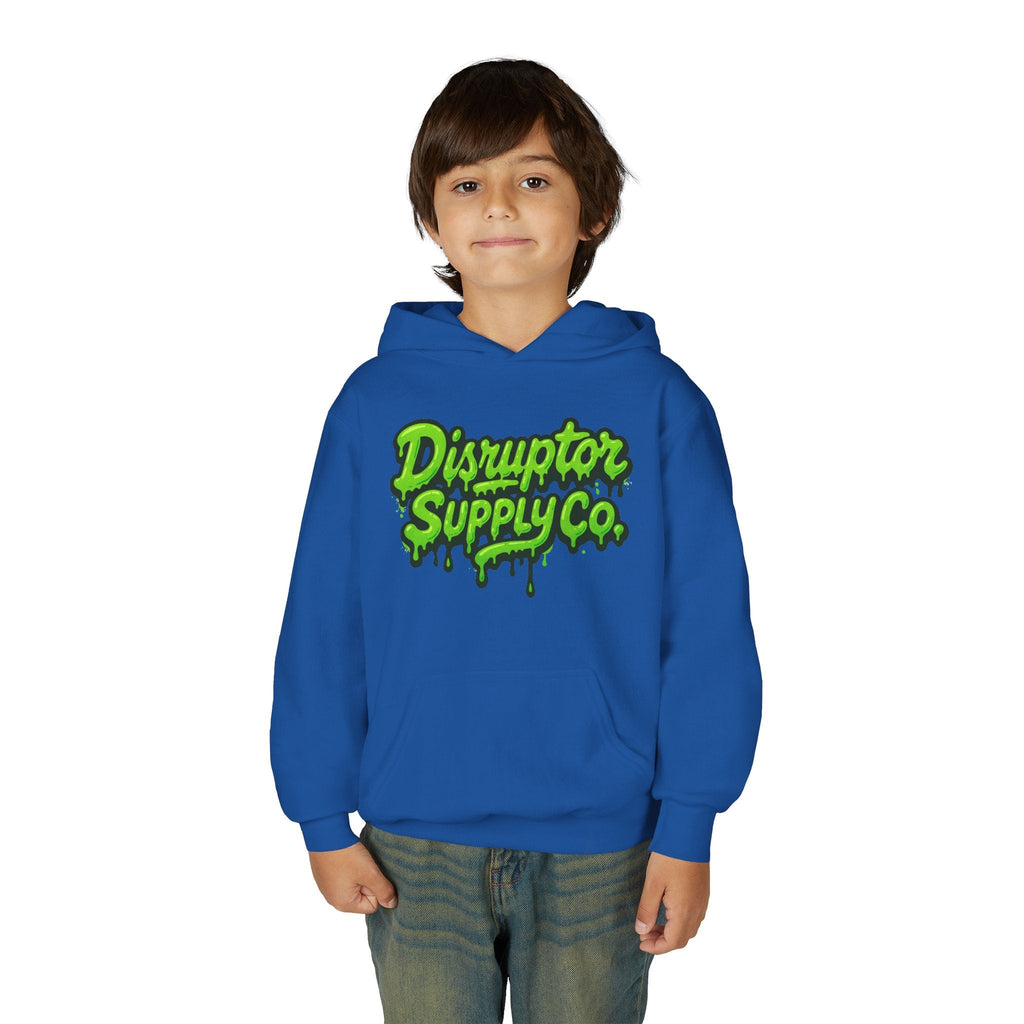 Disruptor Supply Co. Youth Slime Hoodie — "Disruptor Supply Co." Neon Green Graphic Hoodie - Disruptor Supply Co.
