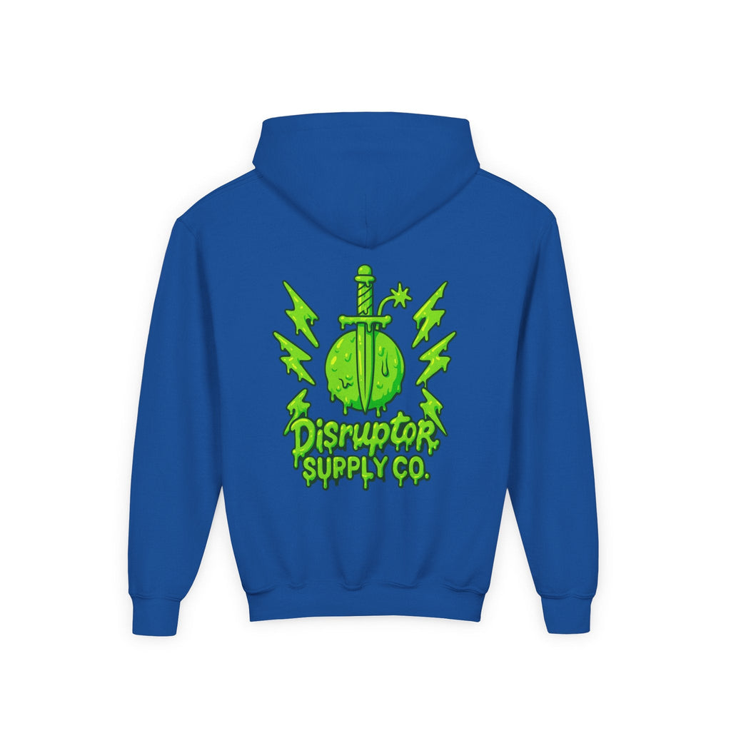 Disruptor Supply Co. Youth Slime Hoodie — "Disruptor Supply Co." Neon Green Graphic Hoodie - Disruptor Supply Co.