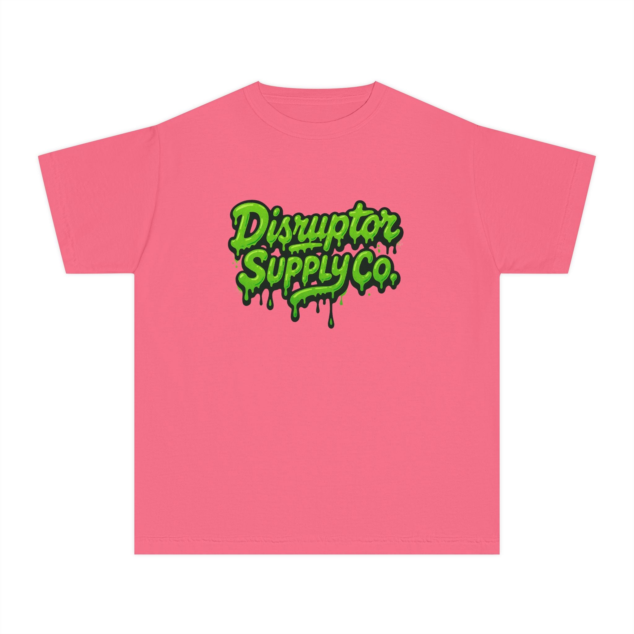Disruptor Supply Co. Youth Slime T‑Shirt — Disruptor Supply Co. Neon Slime Logo Tee - Disruptor Supply Co.