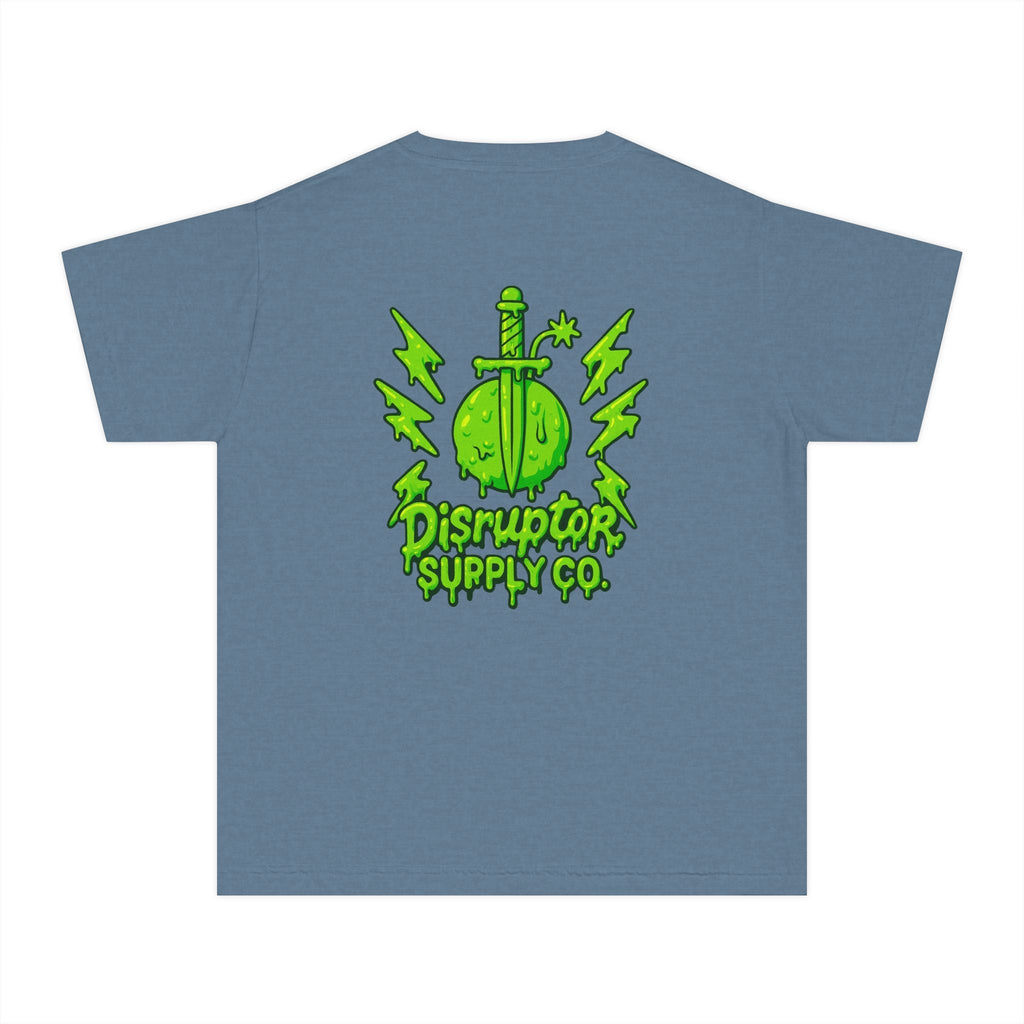 Disruptor Supply Co. Youth Slime T‑Shirt — Disruptor Supply Co. Neon Slime Logo Tee - Disruptor Supply Co.