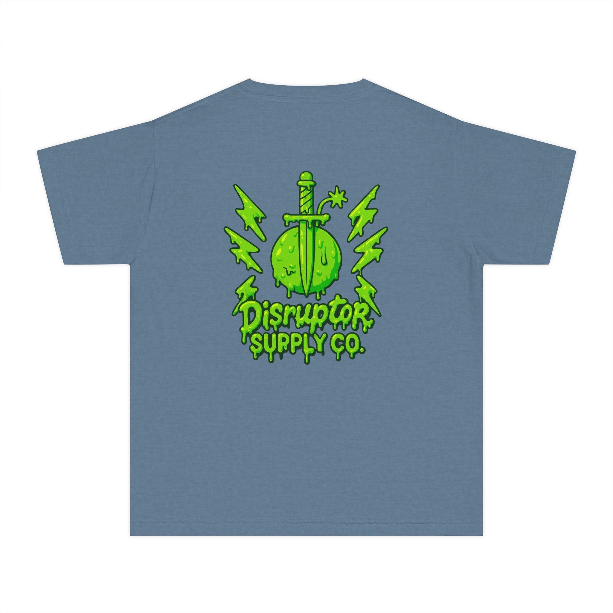 Disruptor Supply Co. Youth Slime T‑Shirt — Disruptor Supply Co. Neon Slime Logo Tee - Disruptor Supply Co.