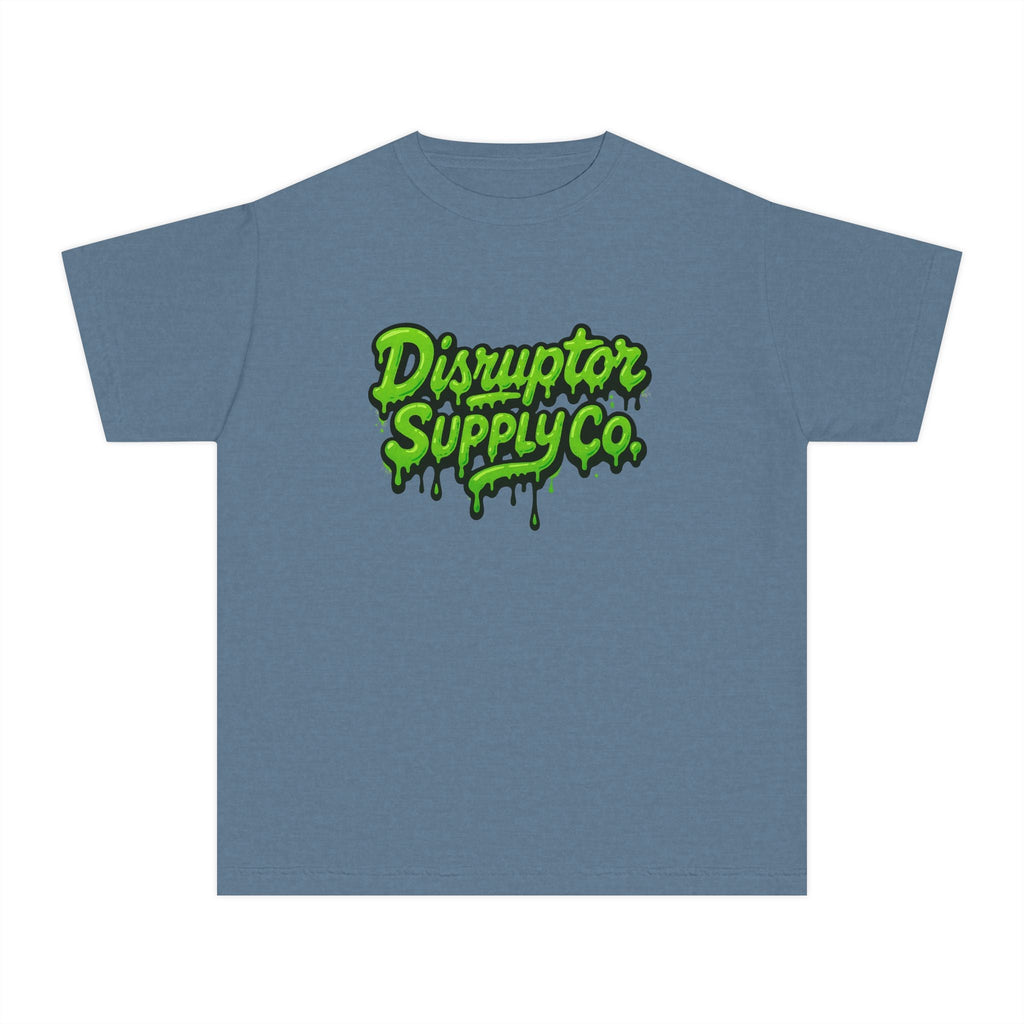 Disruptor Supply Co. Youth Slime T‑Shirt — Disruptor Supply Co. Neon Slime Logo Tee - Disruptor Supply Co.