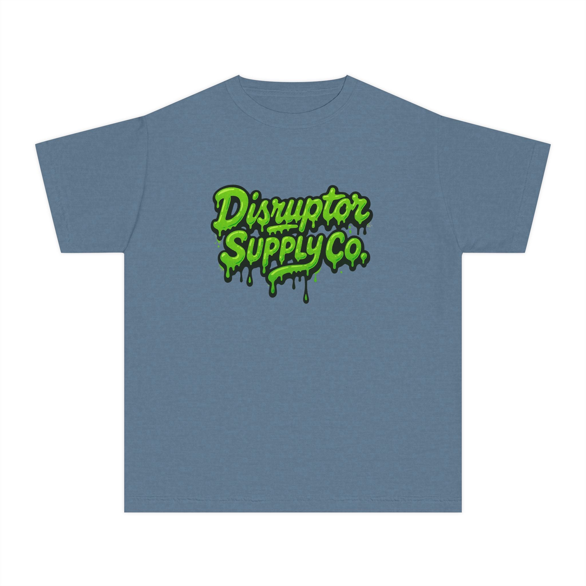 Disruptor Supply Co. Youth Slime T‑Shirt — Disruptor Supply Co. Neon Slime Logo Tee - Disruptor Supply Co.
