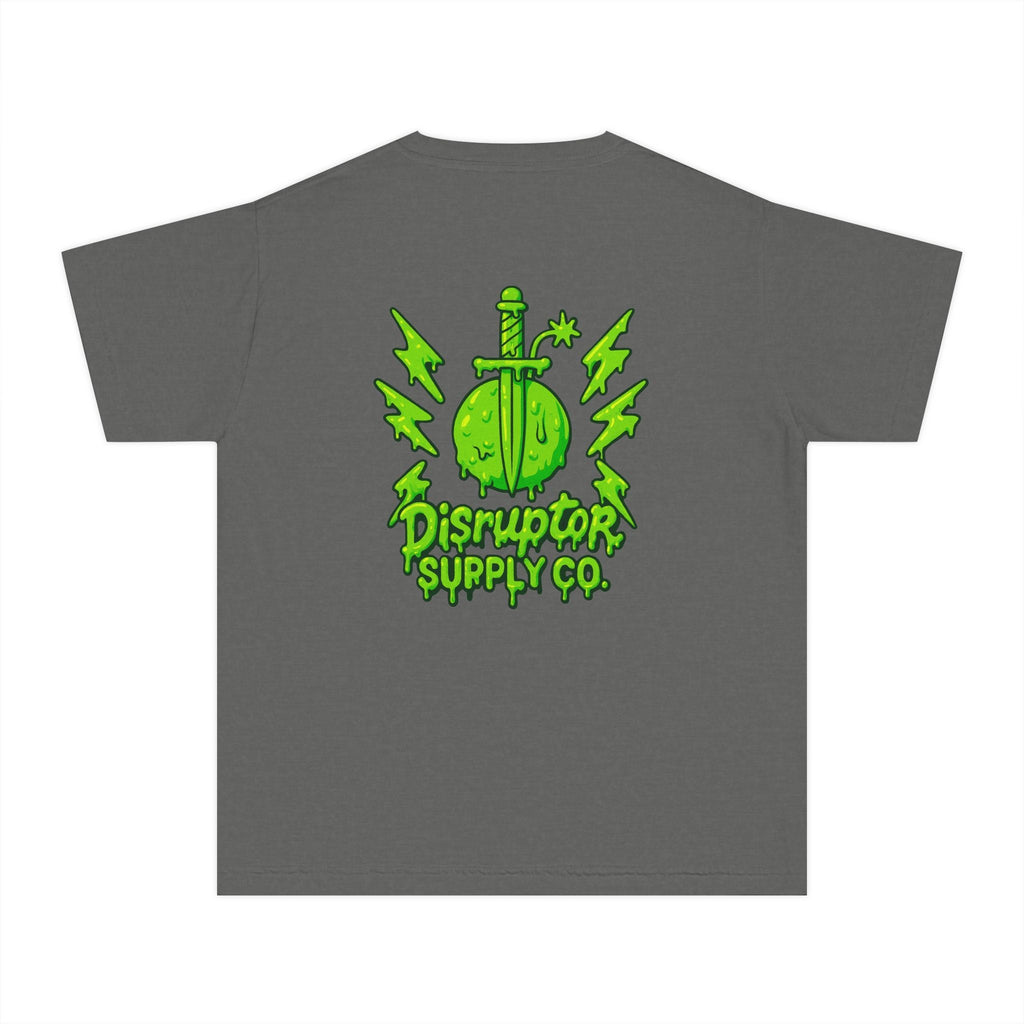 Disruptor Supply Co. Youth Slime T‑Shirt — Disruptor Supply Co. Neon Slime Logo Tee - Disruptor Supply Co.
