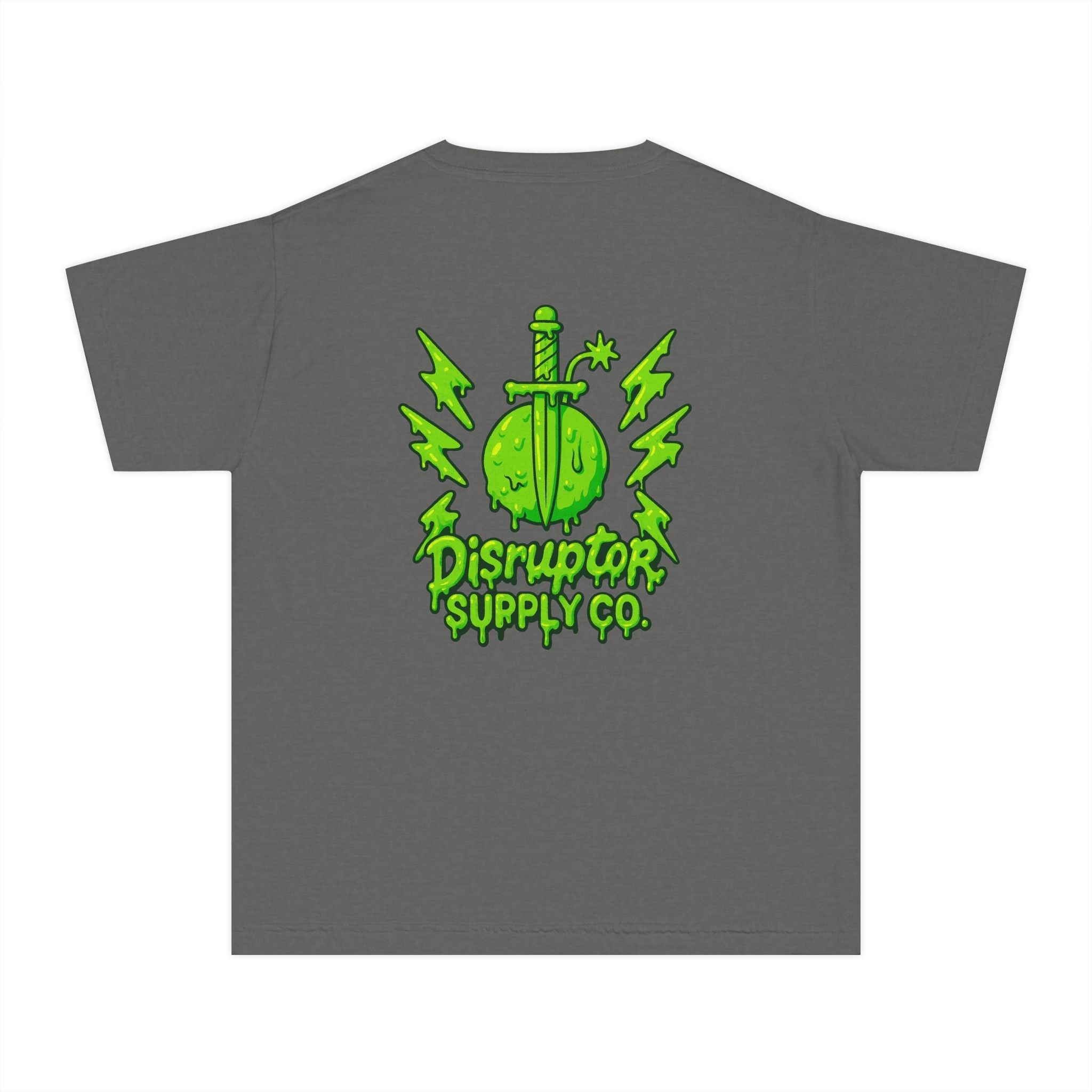 Disruptor Supply Co. Youth Slime T‑Shirt — Disruptor Supply Co. Neon Slime Logo Tee - Disruptor Supply Co.