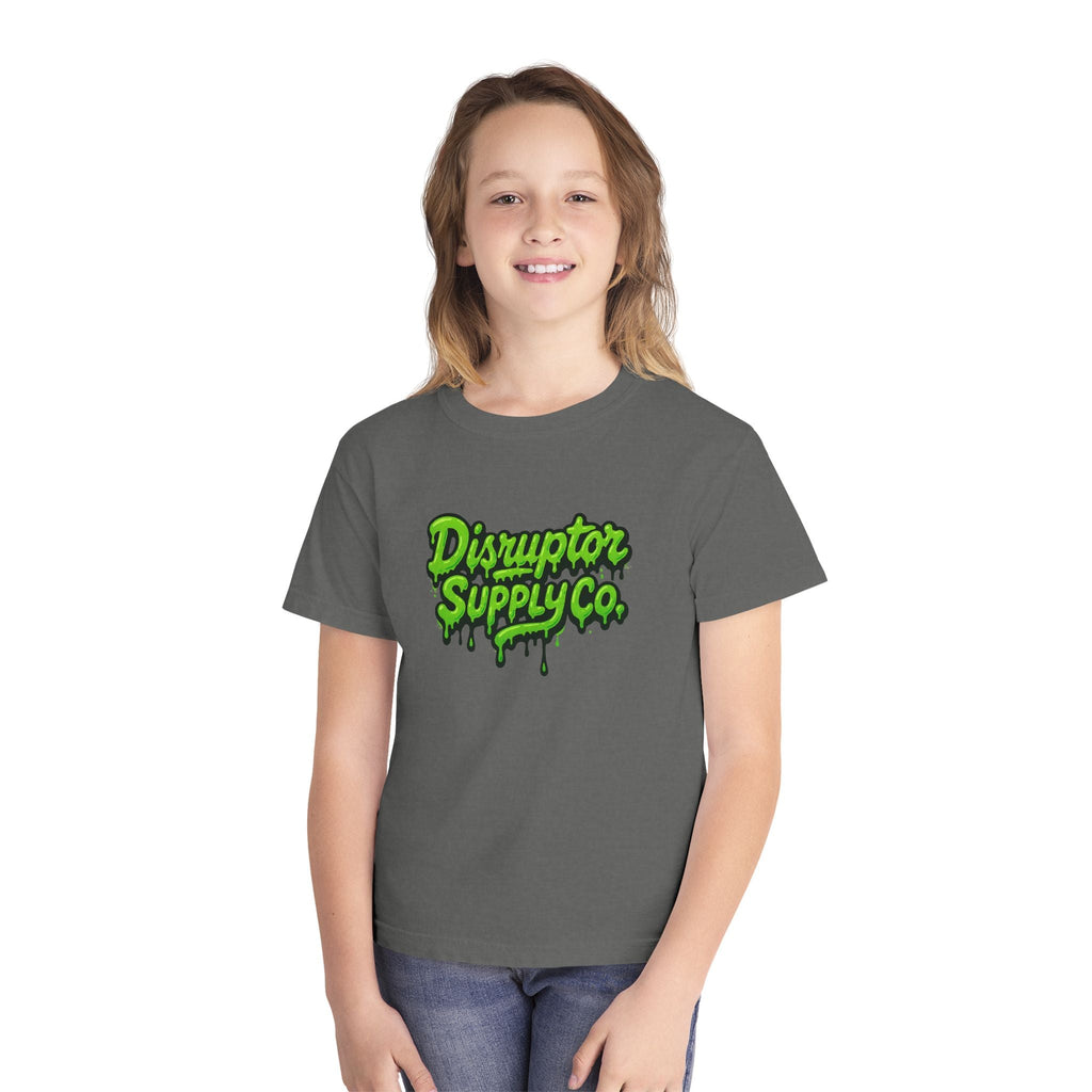 Disruptor Supply Co. Youth Slime T‑Shirt — Disruptor Supply Co. Neon Slime Logo Tee - Disruptor Supply Co.