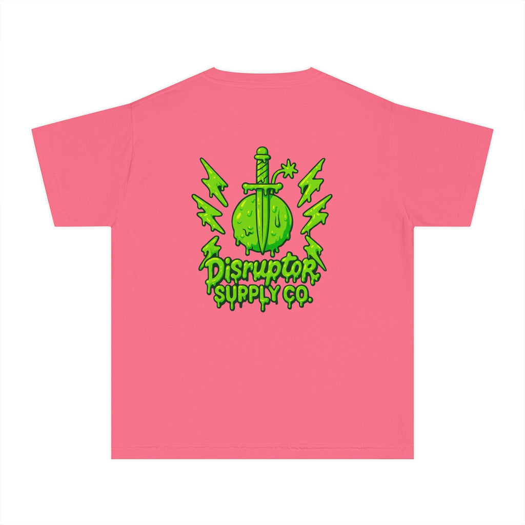 Disruptor Supply Co. Youth Slime T‑Shirt — Disruptor Supply Co. Neon Slime Logo Tee - Disruptor Supply Co.