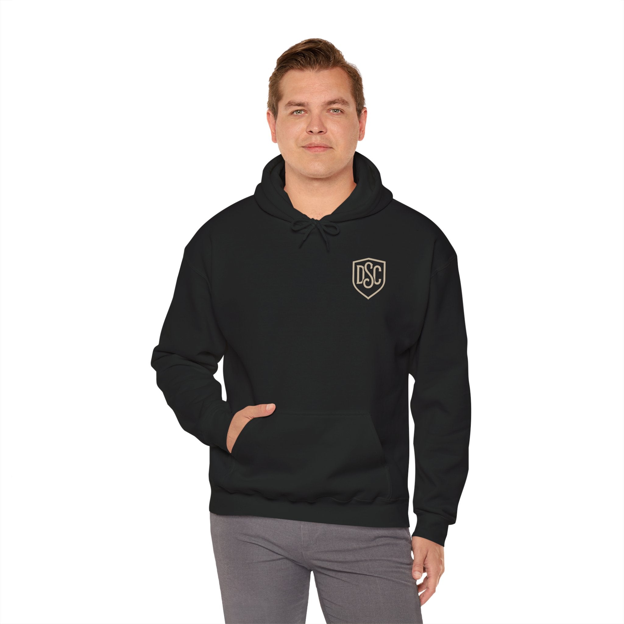 Distributor Supply Co. Logo Hoodie — Sword & Lightning Men's Streetwear Hoodie - Disruptor Supply Co.