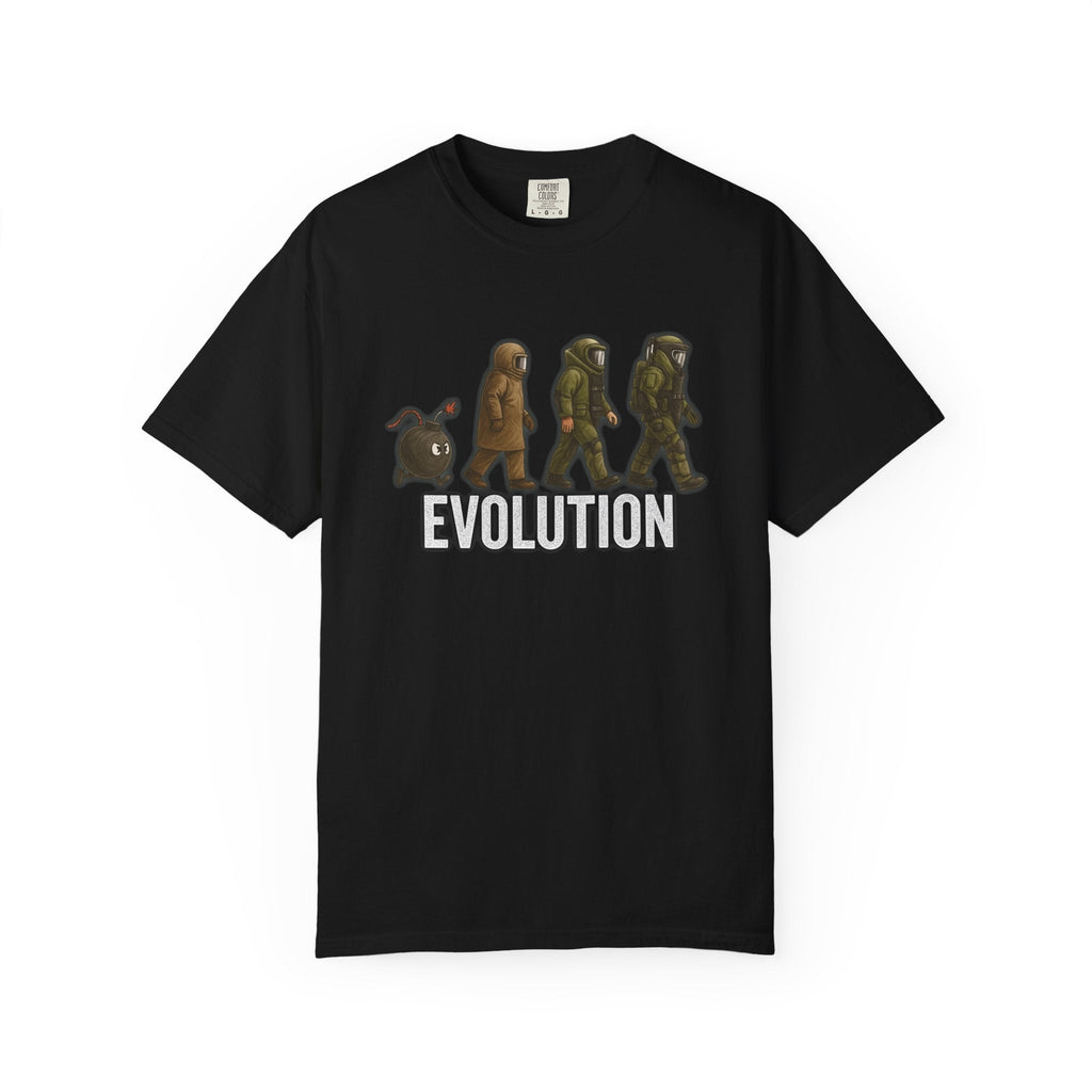 EOD Evolution T-Shirt — Military Bomb Suit Graphic Tee - Disruptor Supply Co.